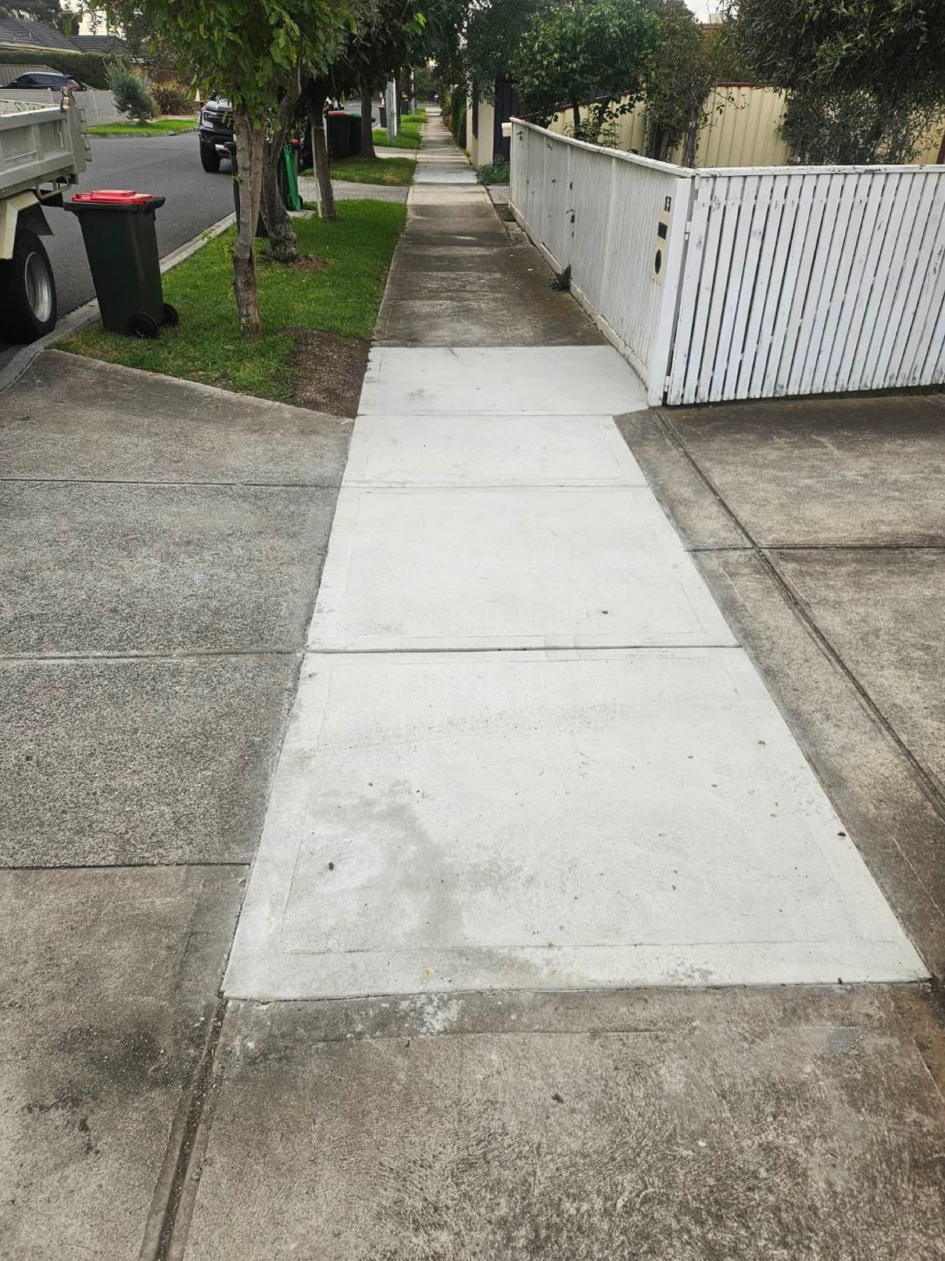 Tied into existing path